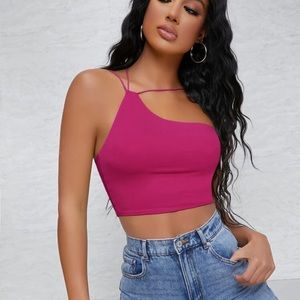 PINK CROP TOP